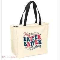 Hey Batter Batter Swing Tote Bag thumb 2