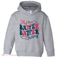 Hey Batter Batter Swing Toddler Hoodie thumb 0