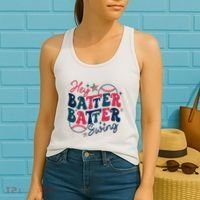 Hey Batter Batter Swing Women's Tank Top thumb 2