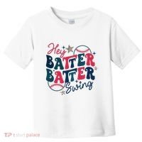 Hey Batter Batter Swing Toddler T-Shirt thumb 0