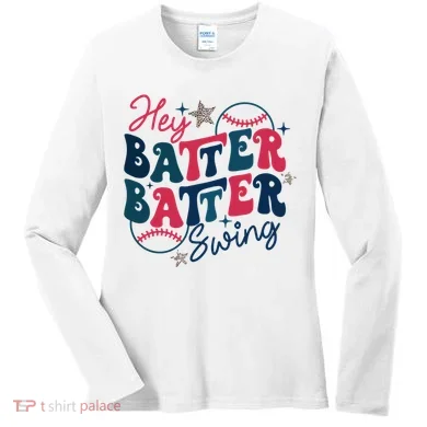 Hey Batter Batter Swing Women's Long Sleeve Shirt