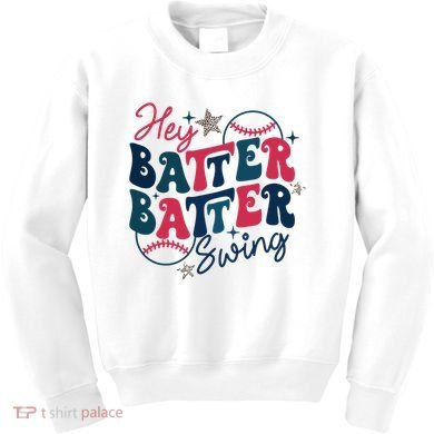 Hey Batter Batter Swing Kids Sweatshirt