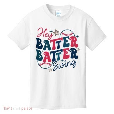 Hey Batter Batter Swing Kids T-Shirt
