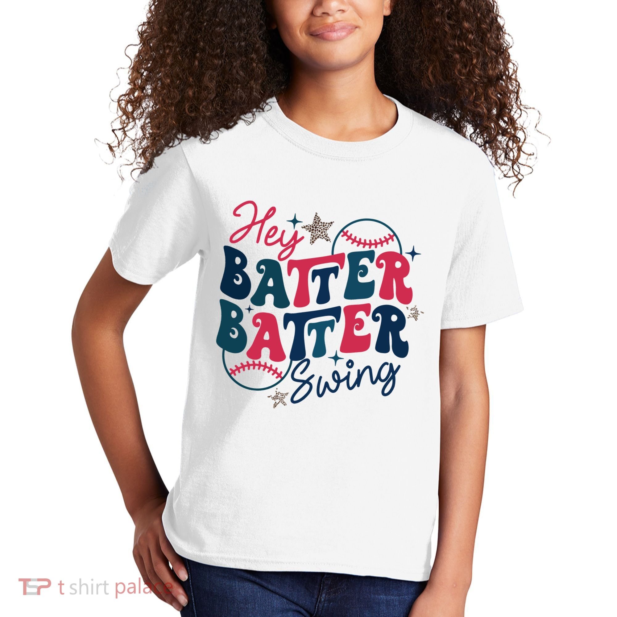 Hey Batter Batter Swing Kids T-Shirt