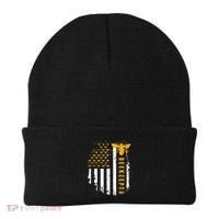 Honey Bee Beekeeping Flag US Beekeeper Beanie thumb 0