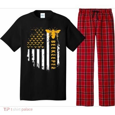 Honey Bee Beekeeping Flag US Beekeeper Pajama Set