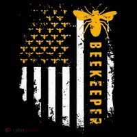 Honey Bee Beekeeping Flag US Beekeeper Visor thumb 3