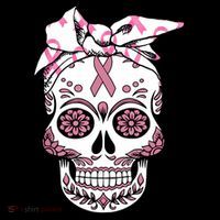 Halloween Breast Cancer Awareness Ribbon Skull Skeleton Coffee Mug thumb 5