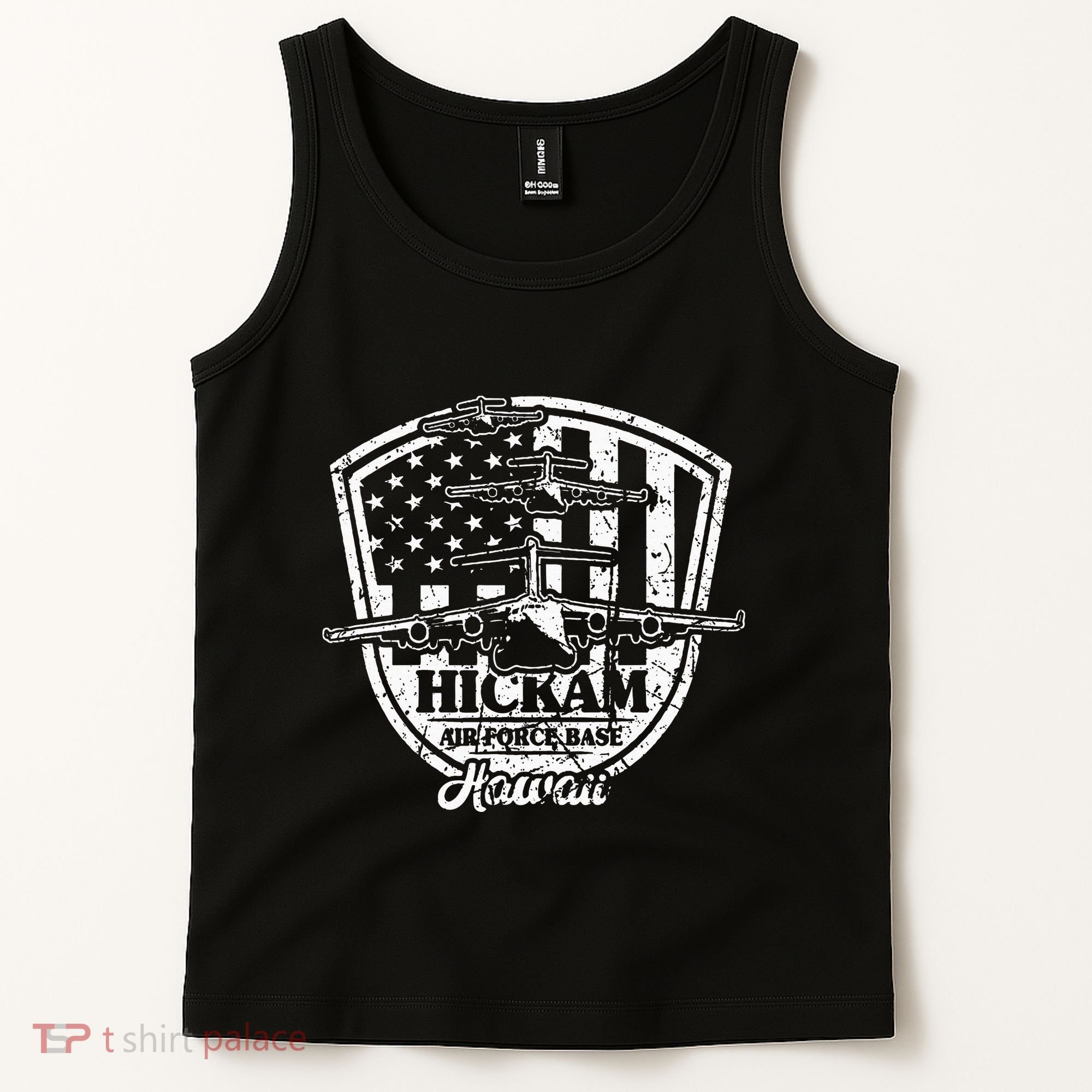 Hickam Base C17 Usaf Pearl Harbor Hawaii Tank Top