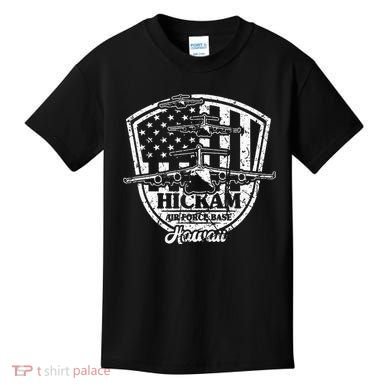Hickam Base C17 Usaf Pearl Harbor Hawaii Kids T-Shirt