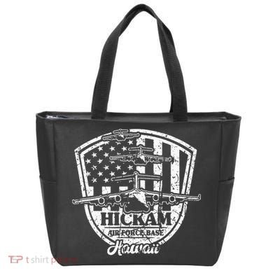 Hickam Base C17 Usaf Pearl Harbor Hawaii Tote Bag