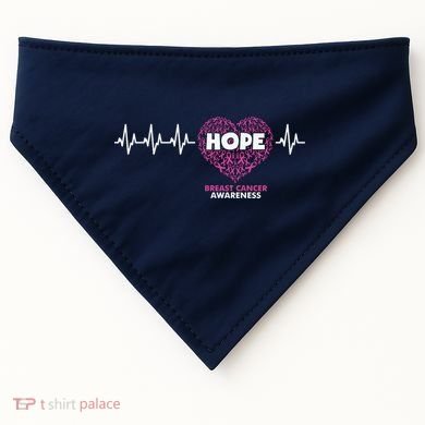 Hope Breast Cancer Awareness USA-Made Doggie Bandana
