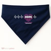 Hope Breast Cancer Awareness USA-Made Doggie Bandana thumb 0