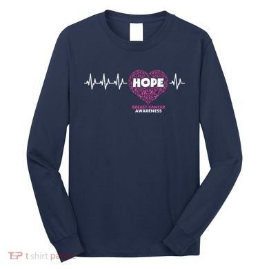 Hope Breast Cancer Awareness Long Sleeve Shirt