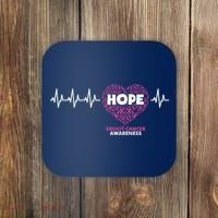 Hope Breast Cancer Awareness Coaster thumb 0