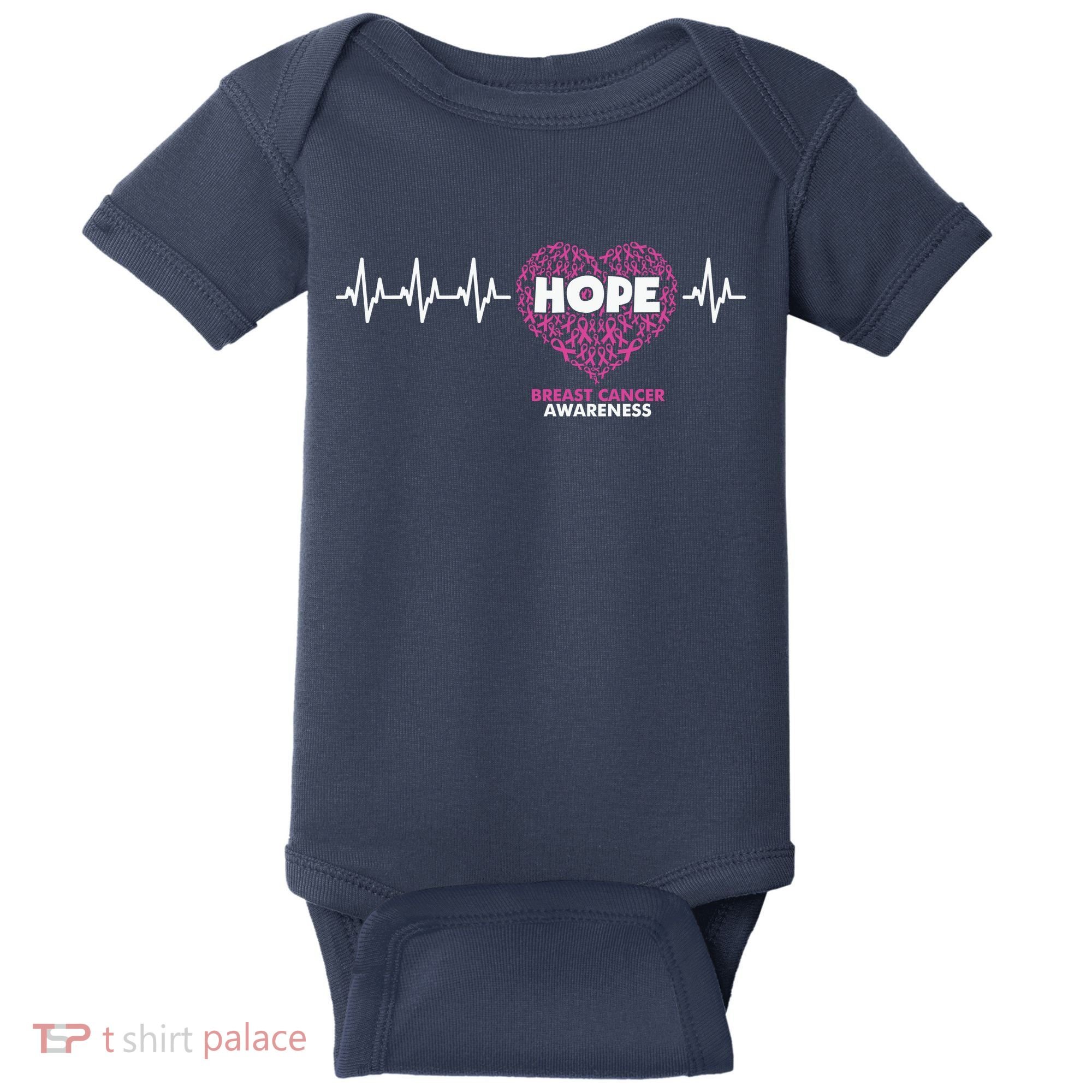 Hope Breast Cancer Awareness Baby Bodysuit
