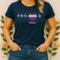Hope Breast Cancer Awareness Women's T-Shirt thumb 2