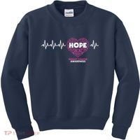 Hope Breast Cancer Awareness Kids Sweatshirt thumb 0