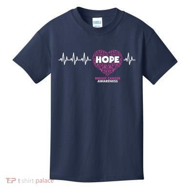 Hope Breast Cancer Awareness Kids T-Shirt