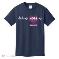Hope Breast Cancer Awareness Kids T-Shirt thumb 0