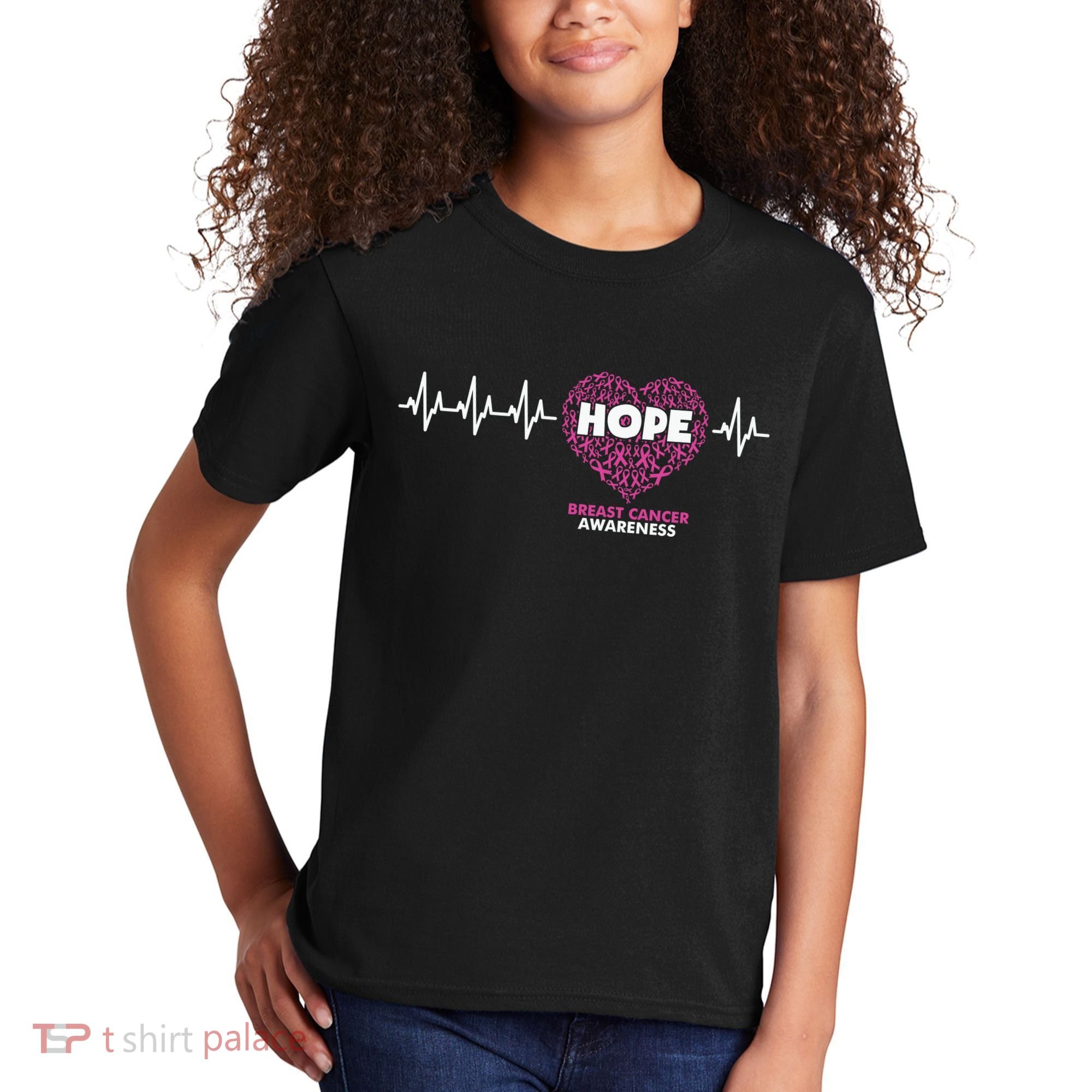 Hope Breast Cancer Awareness Kids T-Shirt