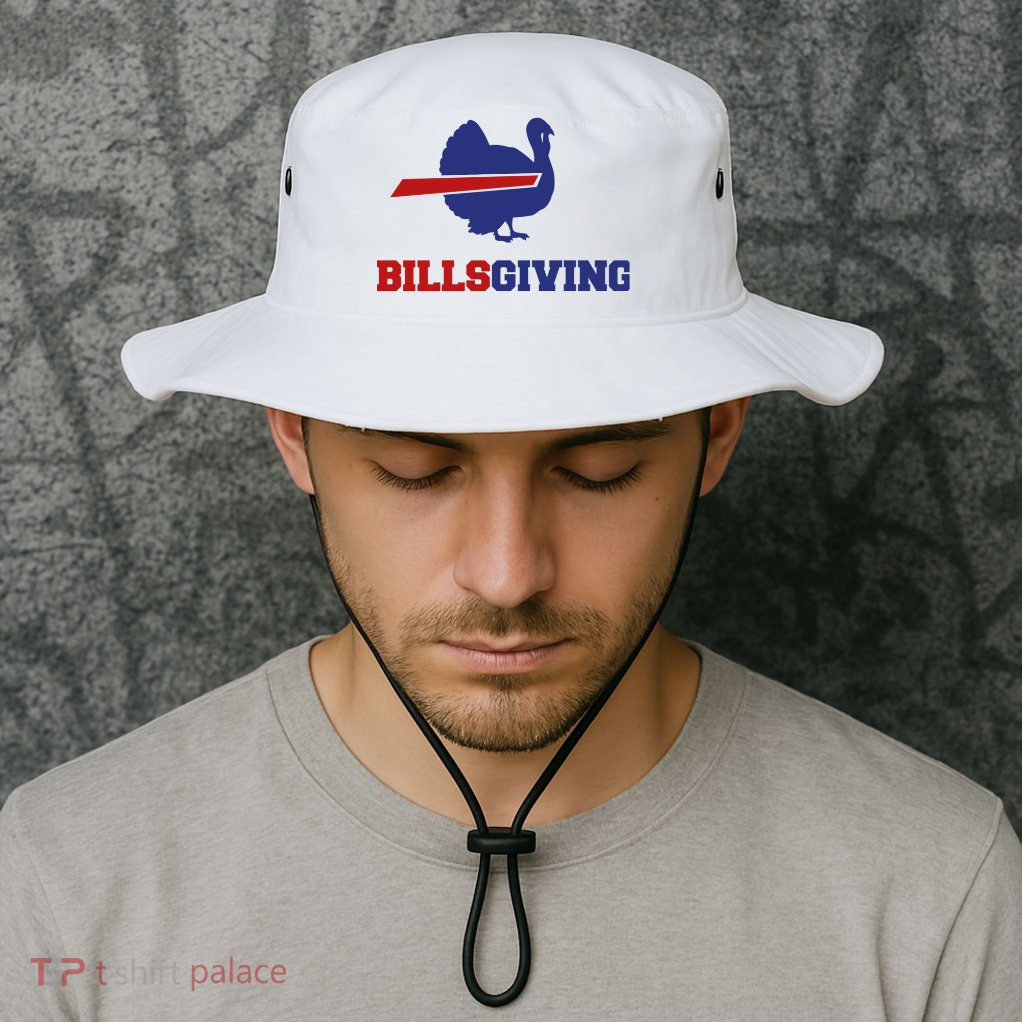 Happy Billsgiving Chicken Football Thanksgiving Bucket Hat