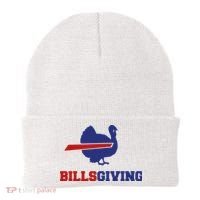 Happy Billsgiving Chicken Football Thanksgiving Beanie thumb 0