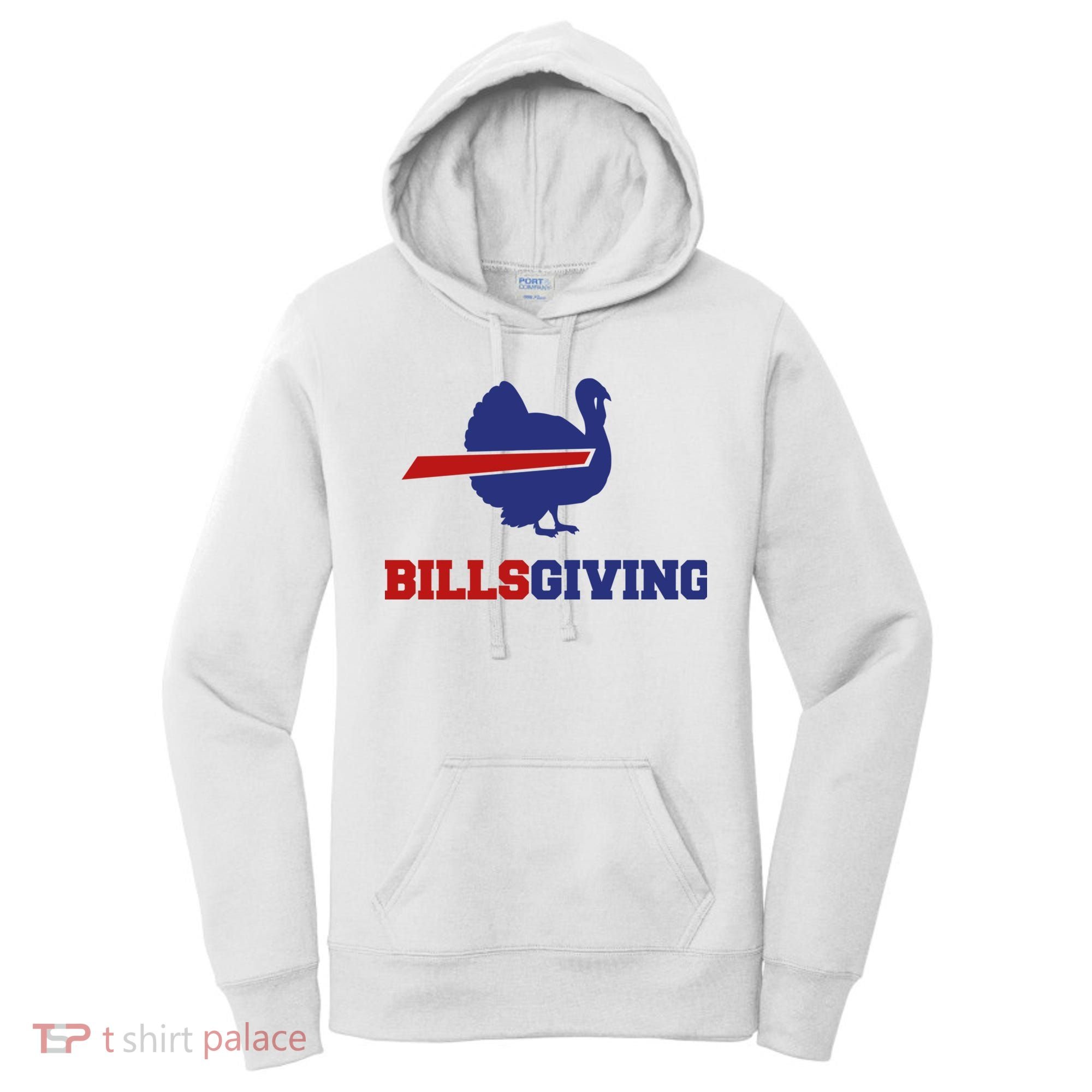 Happy Billsgiving Chicken Football Thanksgiving Women's Hoodie