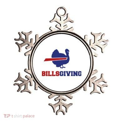 Happy Billsgiving Chicken Football Thanksgiving Ornament