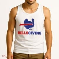 Happy Billsgiving Chicken Football Thanksgiving Tank Top thumb 3