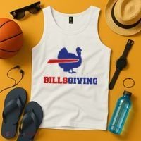 Happy Billsgiving Chicken Football Thanksgiving Tank Top thumb 4