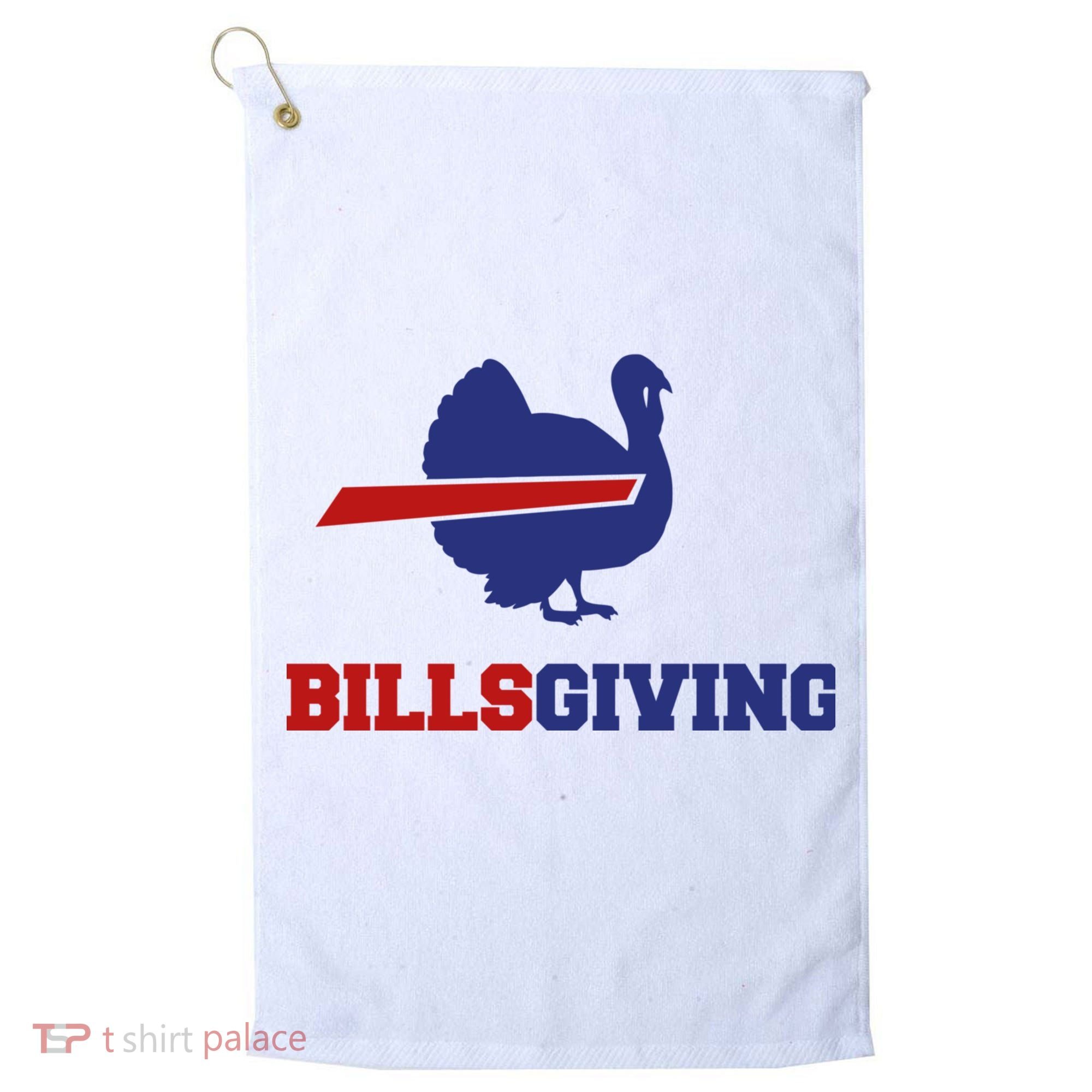 Happy Billsgiving Chicken Football Thanksgiving Golf Towel