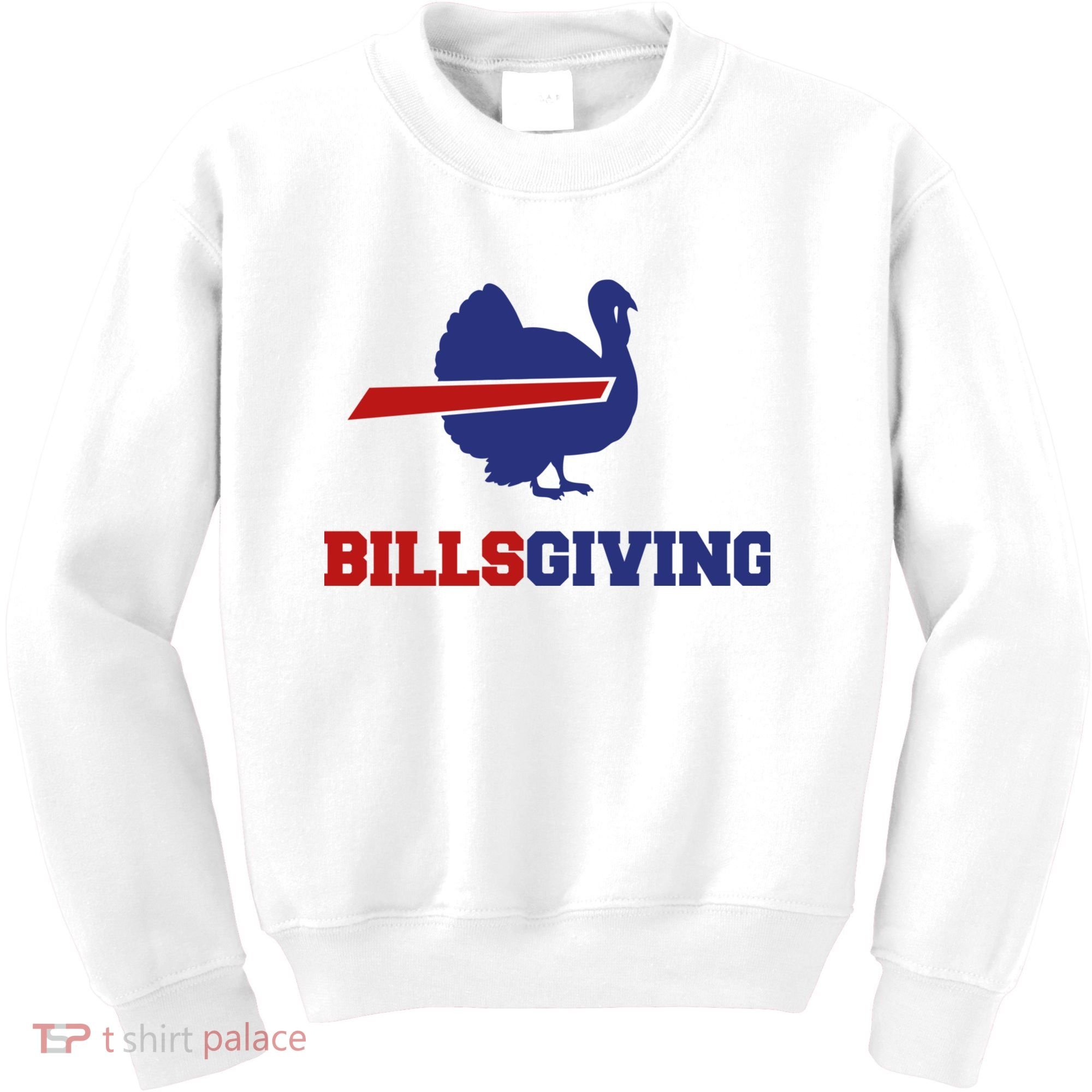 Happy Billsgiving Chicken Football Thanksgiving Kids Sweatshirt