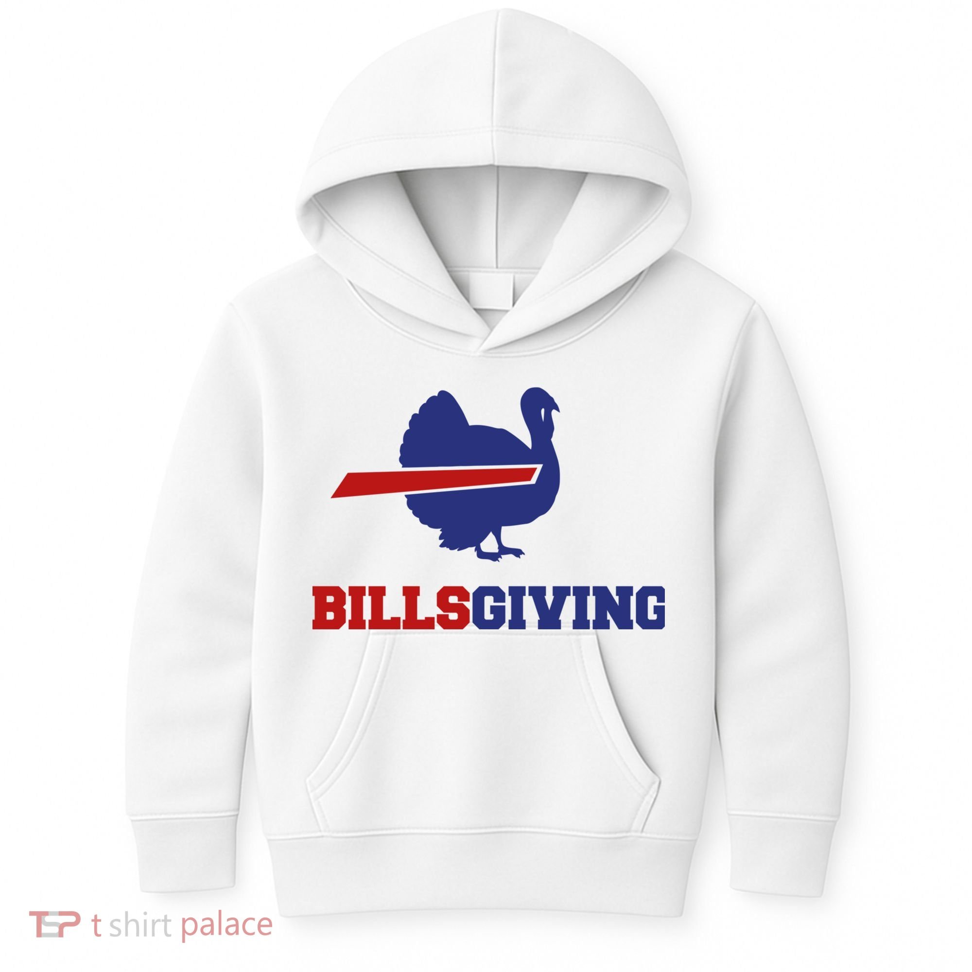 Happy Billsgiving Chicken Football Thanksgiving Kids Hoodie