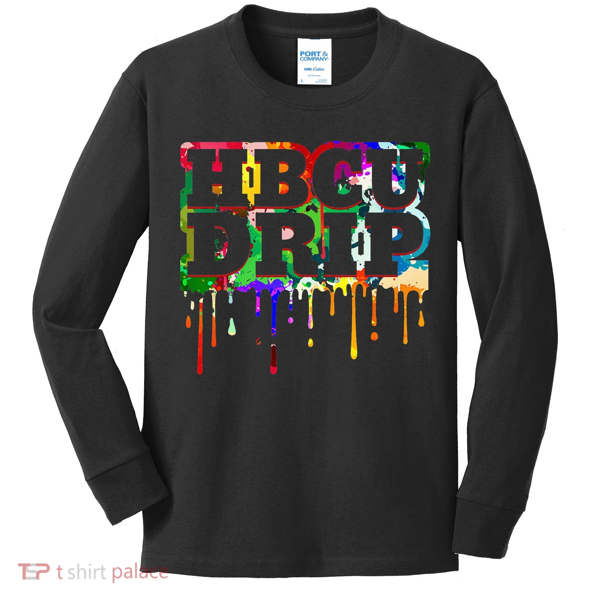 HBCU Black College Graduates Whitley Retro Kids Long Sleeve Shirt