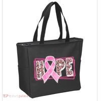 Hope Breast Cancer Awareness Ribbon Tote Bag thumb 2
