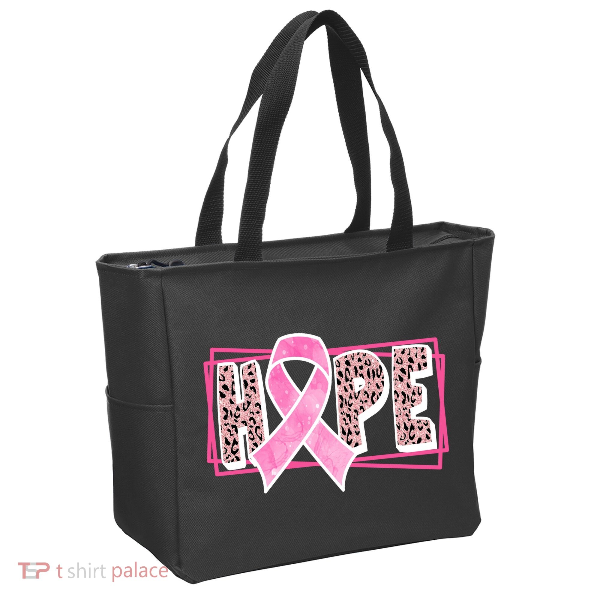 Hope Breast Cancer Awareness Ribbon Tote Bag