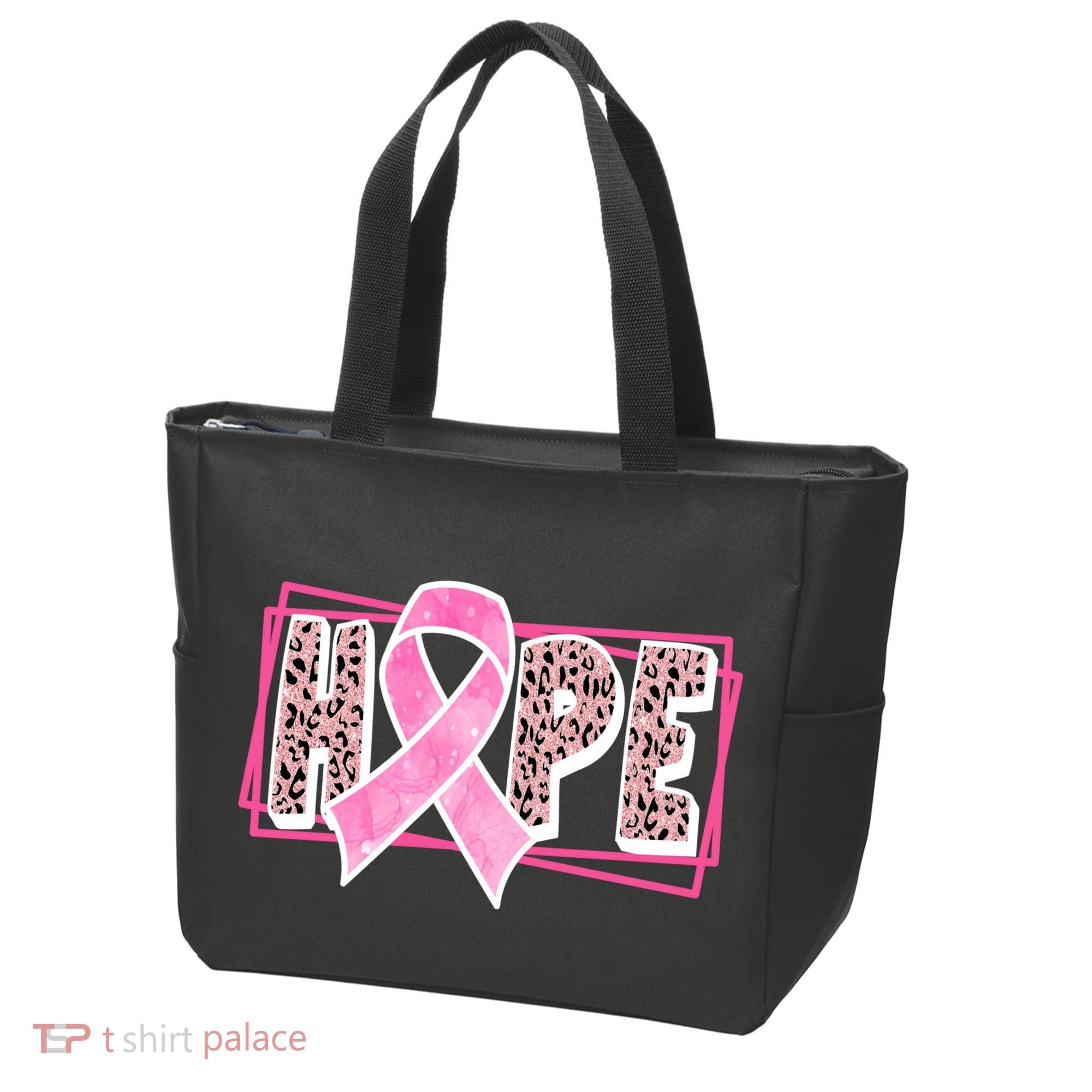 Hope Breast Cancer Awareness Ribbon Tote Bag
