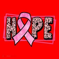 Hope Breast Cancer Awareness Ribbon Santa Hat thumb 1