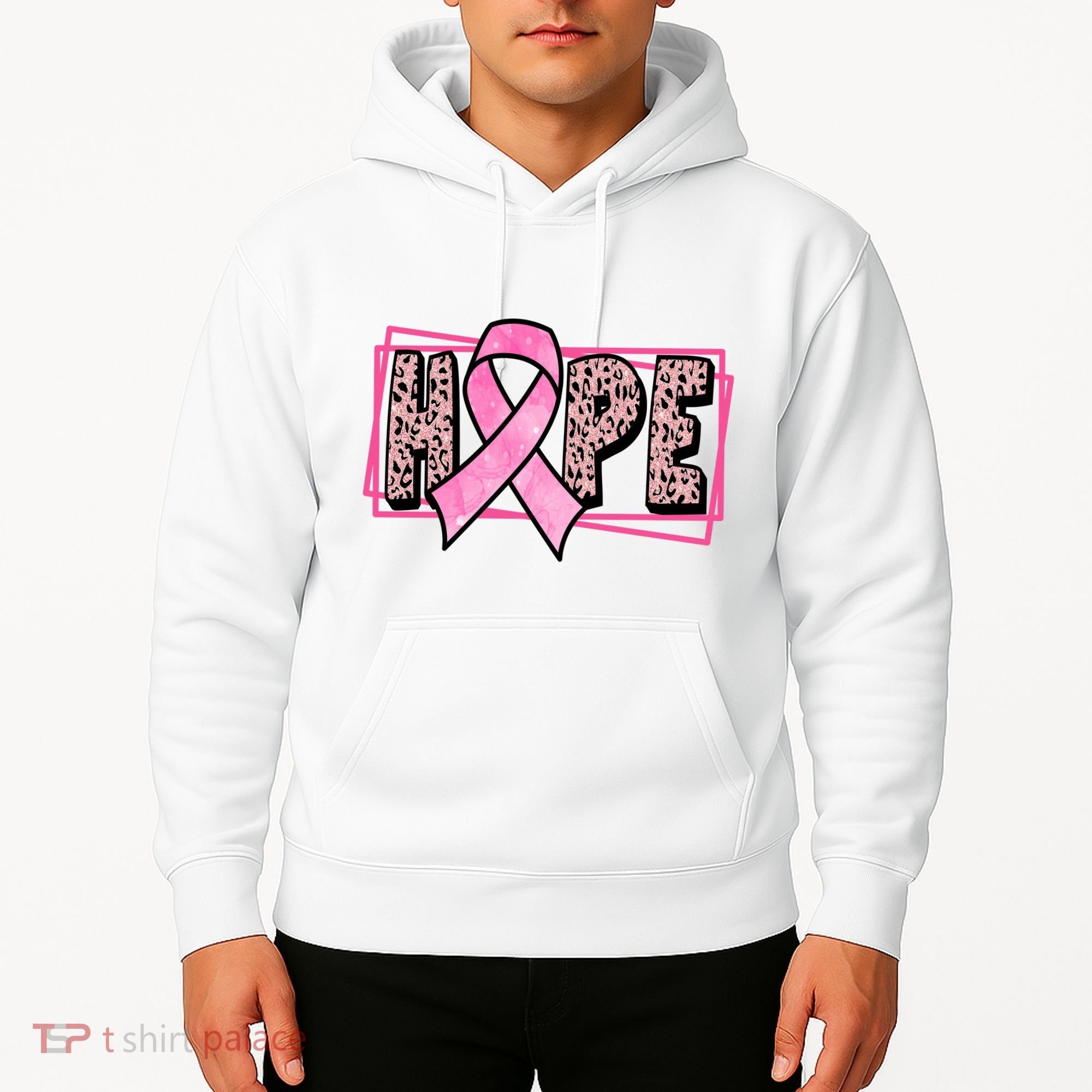 Hope Breast Cancer Awareness Ribbon Hoodie
