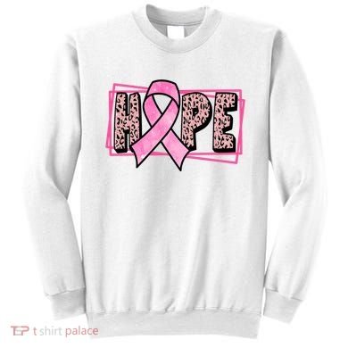 Hope Breast Cancer Awareness Ribbon Sweatshirt