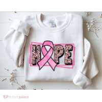 Hope Breast Cancer Awareness Ribbon Sweatshirt thumb 2