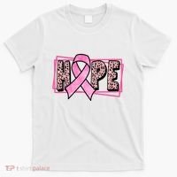 Hope Breast Cancer Awareness Ribbon T-Shirt thumb 0