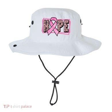 Hope Breast Cancer Awareness Ribbon Bucket Hat