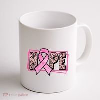 Hope Breast Cancer Awareness Ribbon Coffee Mug thumb 1