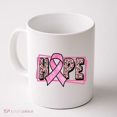 Hope Breast Cancer Awareness Ribbon Coffee Mug