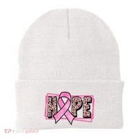 Hope Breast Cancer Awareness Ribbon Beanie thumb 0