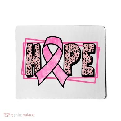 Hope Breast Cancer Awareness Ribbon Mousepad