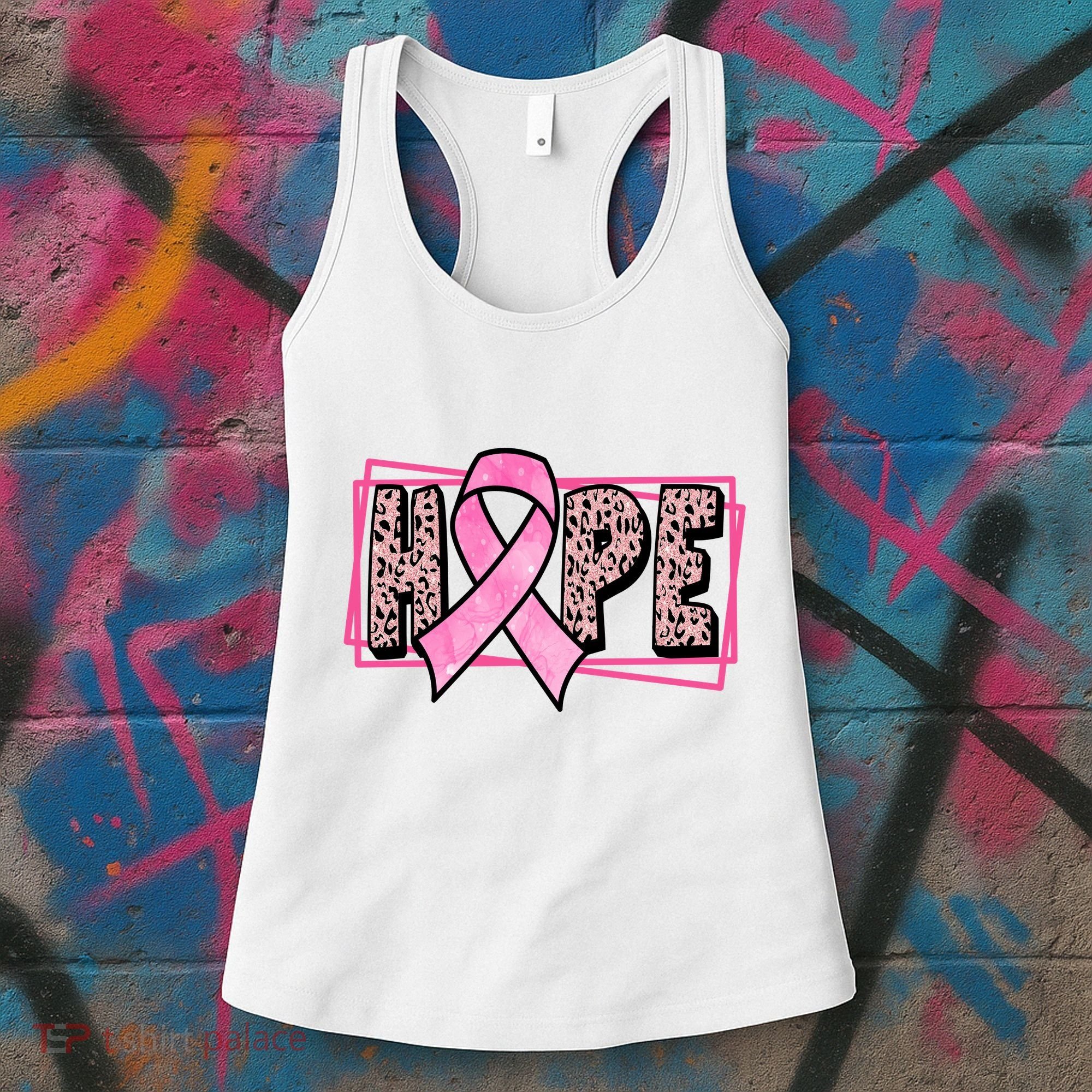 Hope Breast Cancer Awareness Ribbon Women's Tank Top