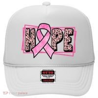 Hope Breast Cancer Awareness Ribbon Hat thumb 0
